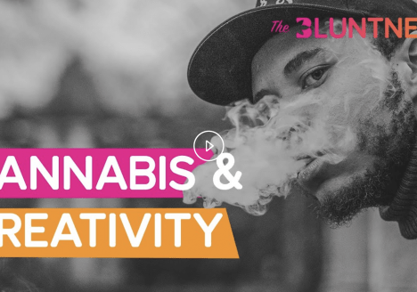 Podcast The Bluntness with guest Sebastian Marincolo and host Gregory Frye on cannabis and creativity