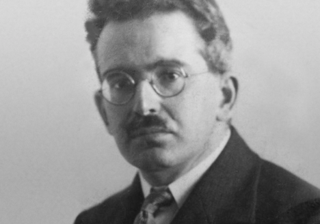 Philosopher Walter Benjamin, portrait, 2028