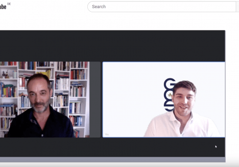 Podcast Global Cannabinoid Solutions with Christopher Tasker an guest Sebastian Marincolo on cannabis mind enhancements